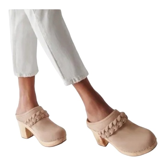 Dolce Vita Hila Braided Clog in Tan Suede - Picture 2 of 7